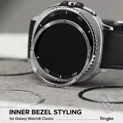 Ringke - Inner Bezel Styling - Samsung Galaxy Watch8 Classic - Black (GW8C-46-IN-02)