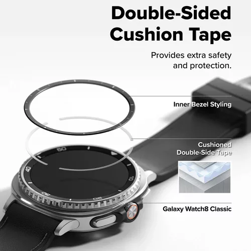 Ringke - Inner Bezel Styling - Samsung Galaxy Watch8 Classic - Black (GW8C-46-IN-02)