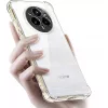 Techsuit - Shockproof Átlátszó Ütésálló Szilikon tok - Realme GT 8 Pro - Átlátszó