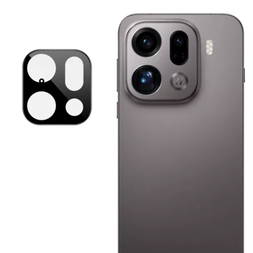 Techsuit - Full Camera Glass - Oppo Find X9 Pro - Black