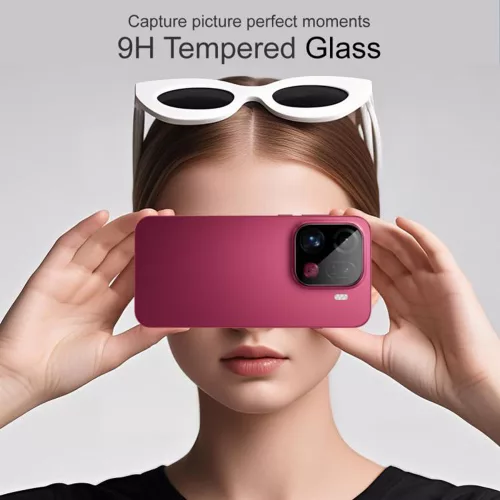 Techsuit - Full Camera - Kameravédő üvegfólia - Oppo Find X9 Pro - Fekete