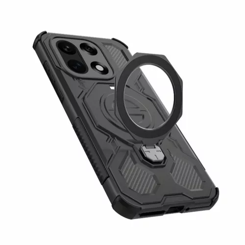 Techsuit - Carbon Shield PRO ütésálló tok - OnePlus 15 - Fehér Átlátszó