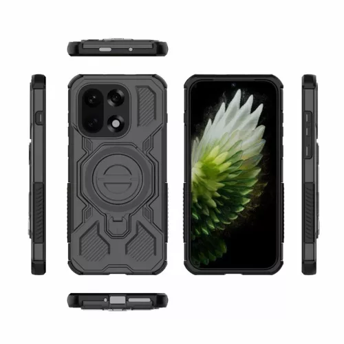 Techsuit - Carbon Shield PRO ütésálló tok - OnePlus 15 - Lila átlátszó