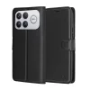 Techsuit - Leather Folio kinyitható tok - Xiaomi Poco F8 Ultra - Fekete