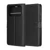 Techsuit - Leather Folio kinyitható tok - Xiaomi Poco F8 Ultra - Fekete
