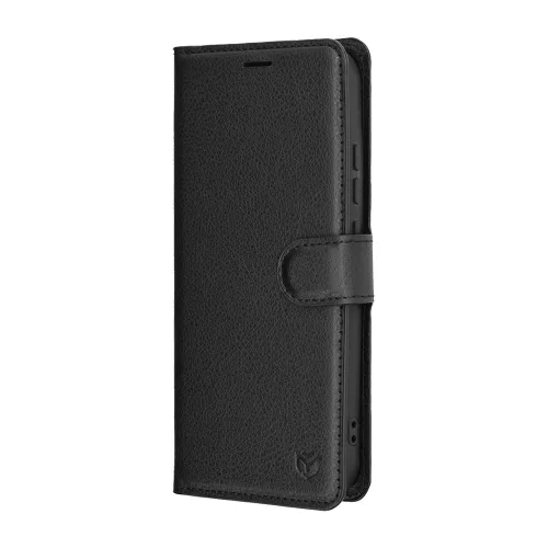 Techsuit - Leather Folio kinyitható tok - Xiaomi Poco F8 Pro - Fekete