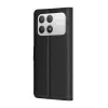 Techsuit - Leather Folio kinyitható tok - Xiaomi Poco F8 Pro - Fekete