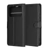 Techsuit - Leather Folio kinyitható tok - Xiaomi Poco F8 Pro - Fekete