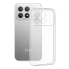Techsuit - Clear Silicone tok - Xiaomi Poco F8 Pro - Átlátszó