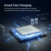 Spigen - Autós tartó vezeték nélküli töltéssel Essential EV25MFAQ (ACP10511) - MagSafe, Gyorstöltés, Szellőzőrácsra, 25W- Black