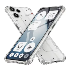   Techsuit - Shockproof Átlátszó Ütésálló Szilikon tok - Nothing Phone (3a) Lite - Átlátszó