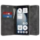 Techsuit - Confy Cover kinyitható tok - Nothing Phone (3a) Lite - Fekete