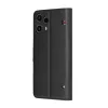 Techsuit - Leather Folio kinyitható tok - Nothing Phone (3a) Lite - Fekete