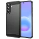 Techsuit - Carbon szilikon tok - Samsung Galaxy A57 5G - Fekete