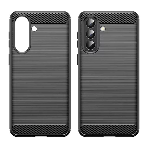 Techsuit - Carbon szilikon tok - Samsung Galaxy A57 5G - Fekete