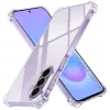 Techsuit - Shockproof Átlátszó Ütésálló Szilikon tok - Samsung Galaxy A57 5G - Átlátszó