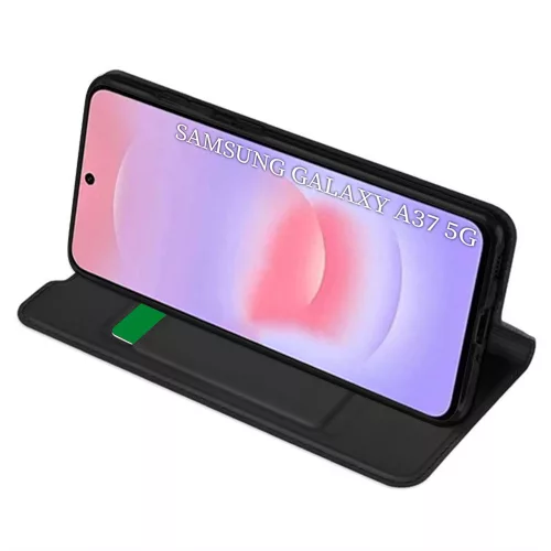 Techsuit - Magskin Book kinyitható tok - Samsung Galaxy A37 5G - Fekete