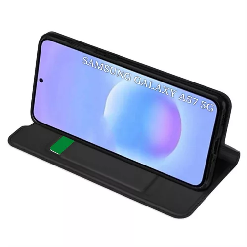 Techsuit - Magskin Book kinyitható tok - Samsung Galaxy A57 5G - Fekete