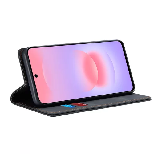 Techsuit - Confy Cover kinyitható tok - Samsung Galaxy A37 5G - Fekete