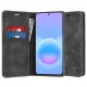 Techsuit - Confy Cover kinyitható tok - Samsung Galaxy A57 5G - Fekete