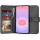 Techsuit - Diary Book kinyitható tok - Samsung Galaxy A37 5G - Fekete