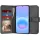 Techsuit - Diary Book kinyitható tok - Samsung Galaxy A57 5G - Fekete