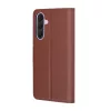 Techsuit - Leather Folio kinyitható tok - Samsung Galaxy A37 5G / A36 5G - Barna