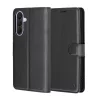 Techsuit - Leather Folio kinyitható tok - Samsung Galaxy A57 5G - Fekete