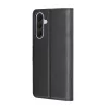 Techsuit - Leather Folio kinyitható tok - Samsung Galaxy A57 5G - Fekete