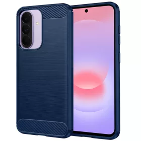   Techsuit - Carbon szilikon tok - Samsung Galaxy A37 5G / A36 5G / A56 5G - Kék