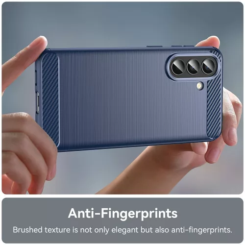 Techsuit - Carbon szilikon tok - Samsung Galaxy A57 5G - Kék