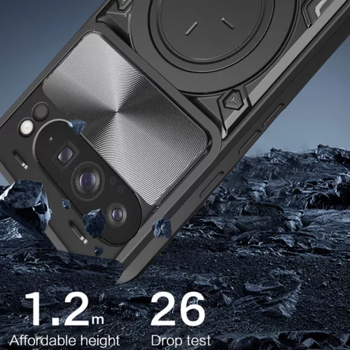 Techsuit - CamGuard Pro ütésálló tok - Samsung Galaxy A37 5G - Fekete