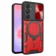 Techsuit - CamGuard Pro tok ütésálló tok - Samsung Galaxy A37 5G - Piros