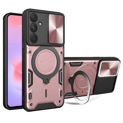 Techsuit - CamGuard Pro ütésálló tok - Samsung Galaxy A37 5G - Rosegold