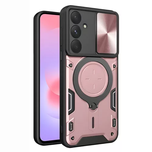 Techsuit - CamGuard Pro tok ütésálló tok - Samsung Galaxy A37 5G - Rosegold