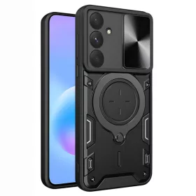   Techsuit - CamGuard Pro tok ütésálló tok - Samsung Galaxy A57 5G - Fekete