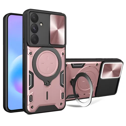 Techsuit - CamGuard Pro ütésálló tok - Samsung Galaxy A57 5G - Rosegold