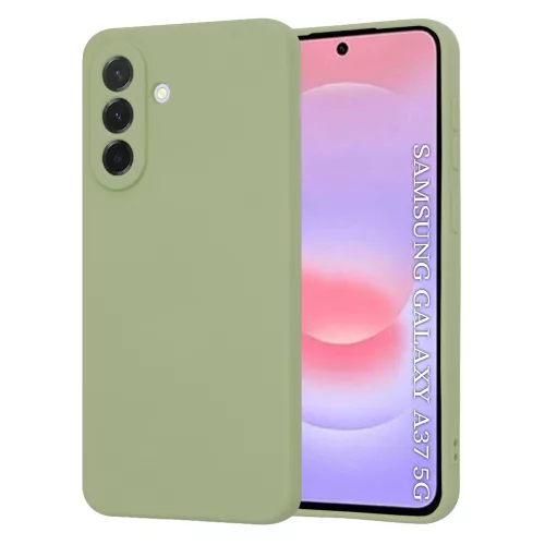 Techsuit - SoftFlex szilikon tok - Samsung Galaxy A37 5G / A36 5G - Matcha zöld