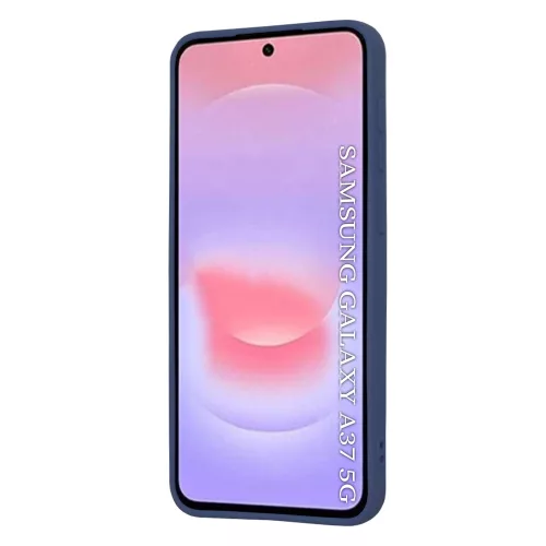 Techsuit - SoftFlex szilikon tok - Samsung Galaxy A37 5G / A36 5G - Sötétkék