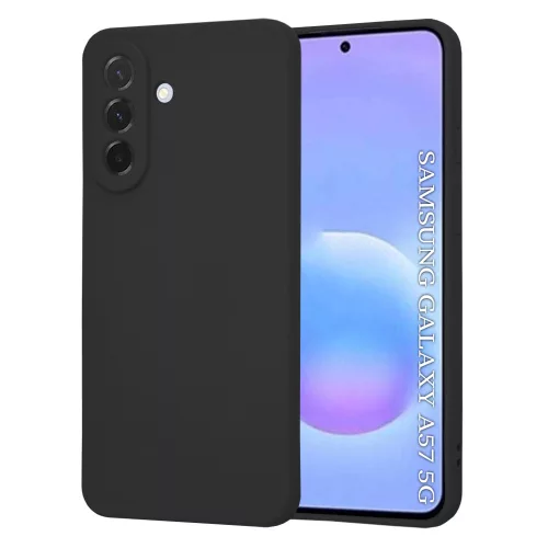 Techsuit - SoftFlex szilikon tok - Samsung Galaxy A57 5G - Fekete
