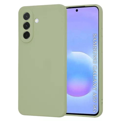 Techsuit - SoftFlex szilikon tok - Samsung Galaxy A57 5G - Matcha zöld