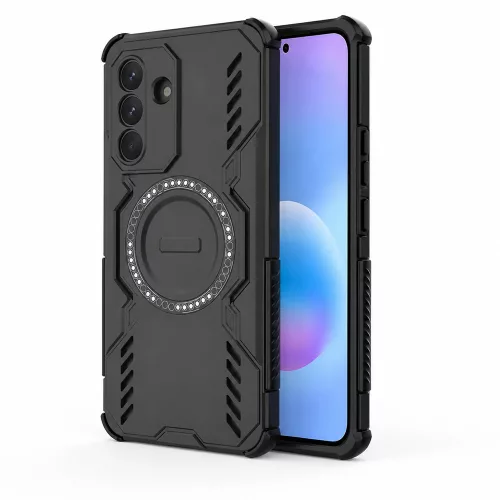 Techsuit - ArmorMag ütésálló tok - Samsung Galaxy A57 5G - Fekete