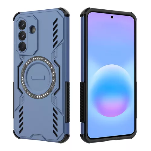 Techsuit - ArmorMag ütésálló tok - Samsung Galaxy A57 5G - Kék