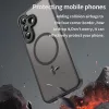 Techsuit - HaloFrost II MagSafe tok - Samsung Galaxy A37 5G - Fekete