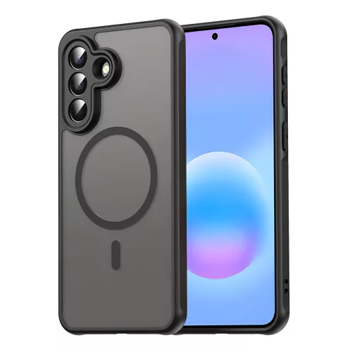 Techsuit - HaloFrost II MagSafe tok - Samsung Galaxy A57 5G - Fekete