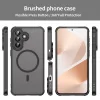 Techsuit - HaloFrost II MagSafe tok - Samsung Galaxy A57 5G - Fekete