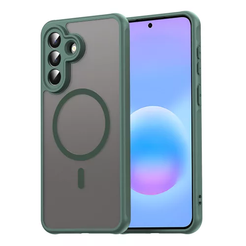 Techsuit - HaloFrost II MagSafe tok - Samsung Galaxy A57 5G - Zöld