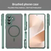 Techsuit - HaloFrost II MagSafe tok - Samsung Galaxy A57 5G - Zöld