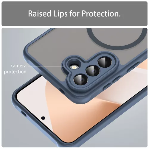 Techsuit - HaloFrost II MagSafe tok - Samsung Galaxy A57 5G - Sötétkék