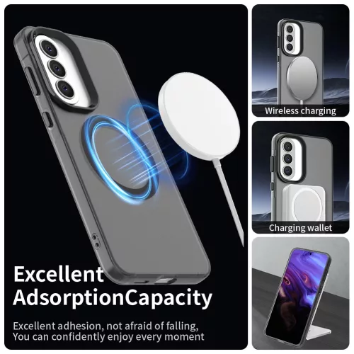 Techsuit - CandyCase MagSafe tok - Samsung Galaxy A37 5G - Fekete